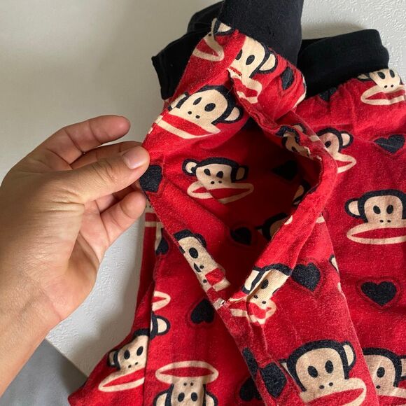 Paul Frank Julius Monkey Red Heart Pajama Pants Women’s Medium Cotton Lounge Sle - Picture 7 of 7
